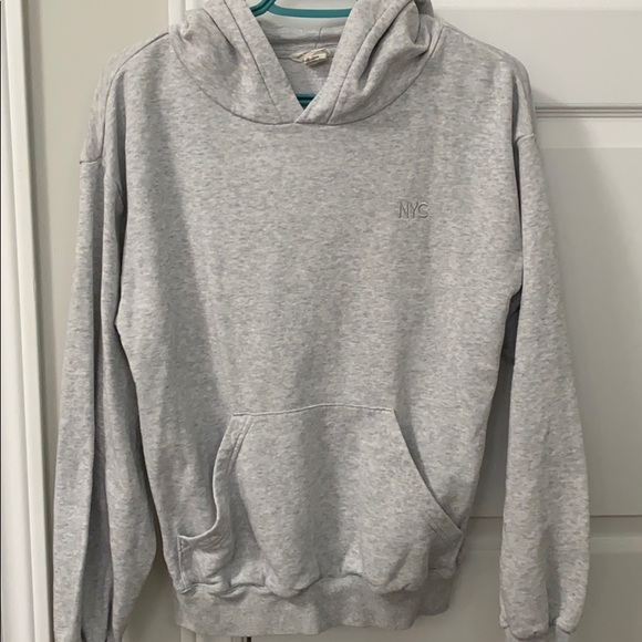 Soft Light Grey H&M Hoodie - Picture 1 of 2